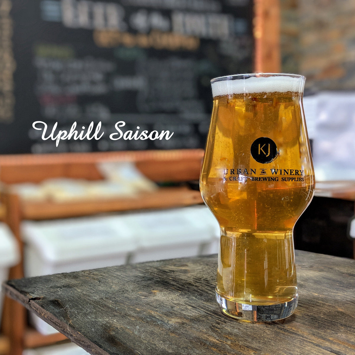 Uphill Saison - Crisp Saison Recipe.