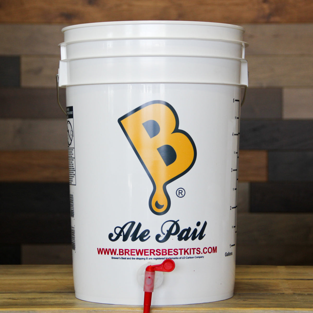 6.5 Gallon "Ale Pail" with 1" Hole and Spigot