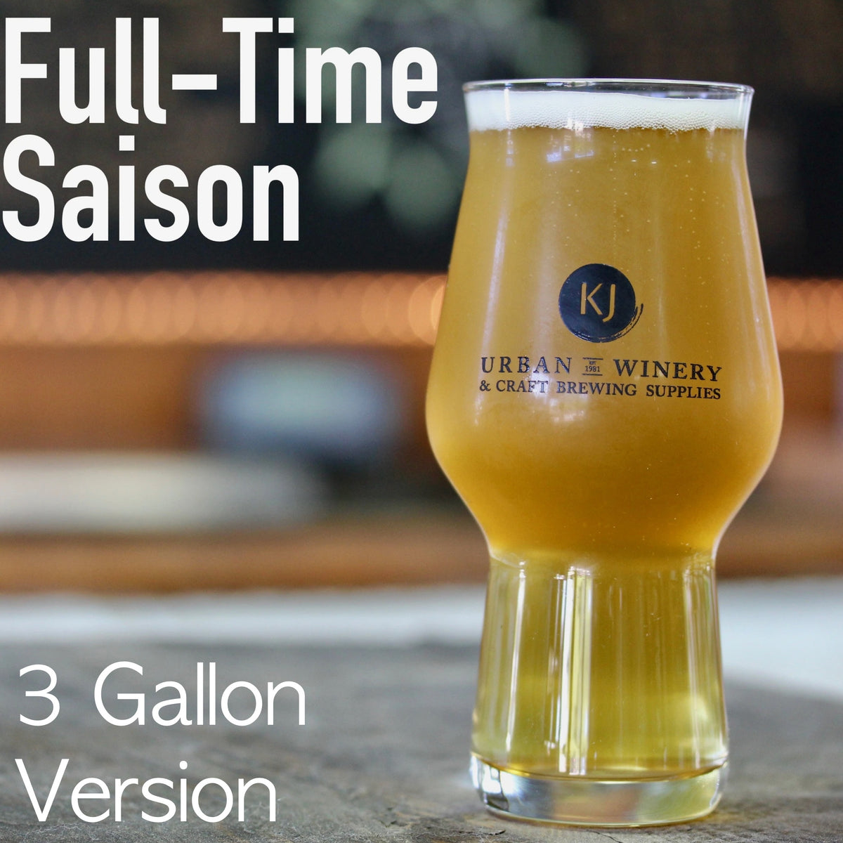 Full Time Saison - 3 Gallon