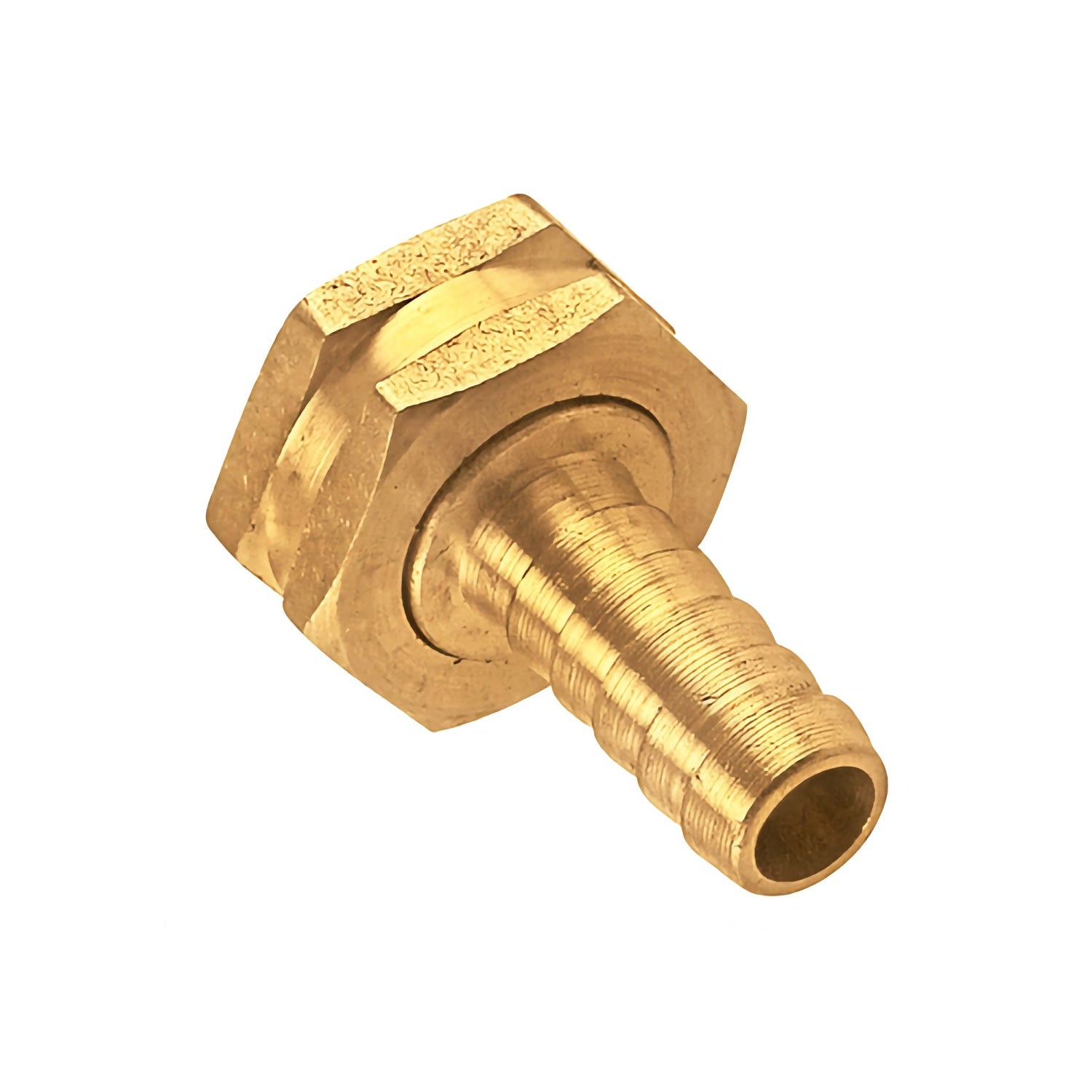 Garden Hose Fitting - 3/4" Female x 1/2" Brass Barb