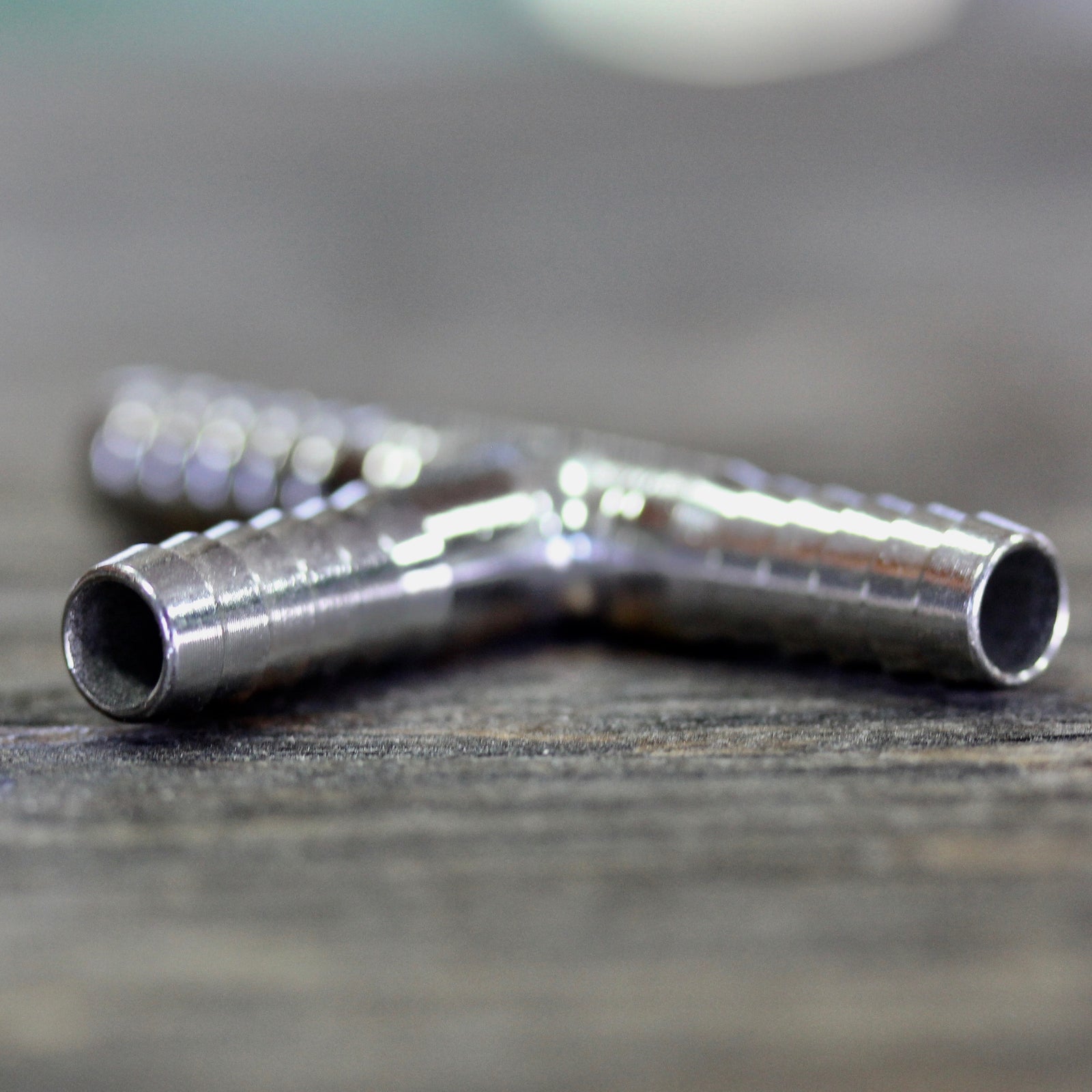 Barbed Tee 1/4" - Stainless Steel