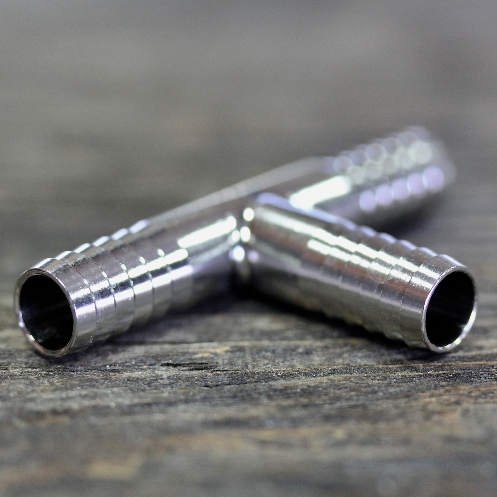 Barbed Tee 3/8" - Stainless Steel