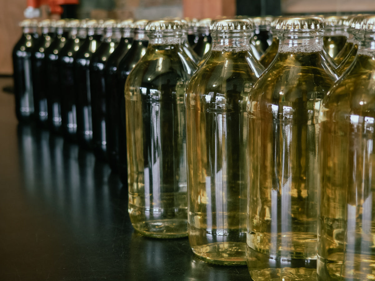 Stubby Clear Beer Bottle - 350ml