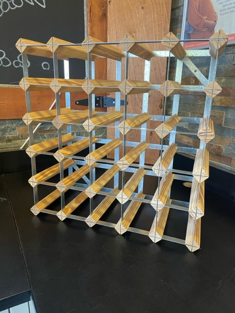 USED (Like New) 30-Bottle Wine Rack