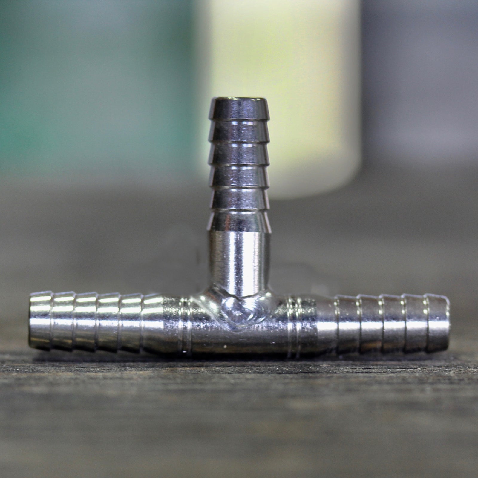 Barbed Tee 1/4" - Stainless Steel