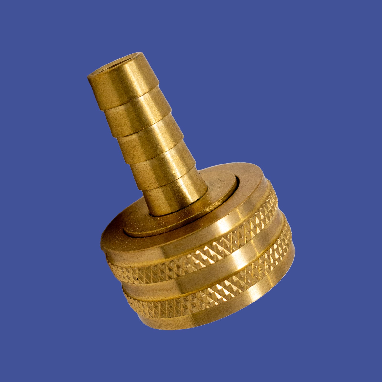 Garden Hose Fitting - 3/4" Female x 1/2" Brass Barb